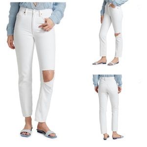 RE/DONE 70s Distressed Straight-Leg Jeans